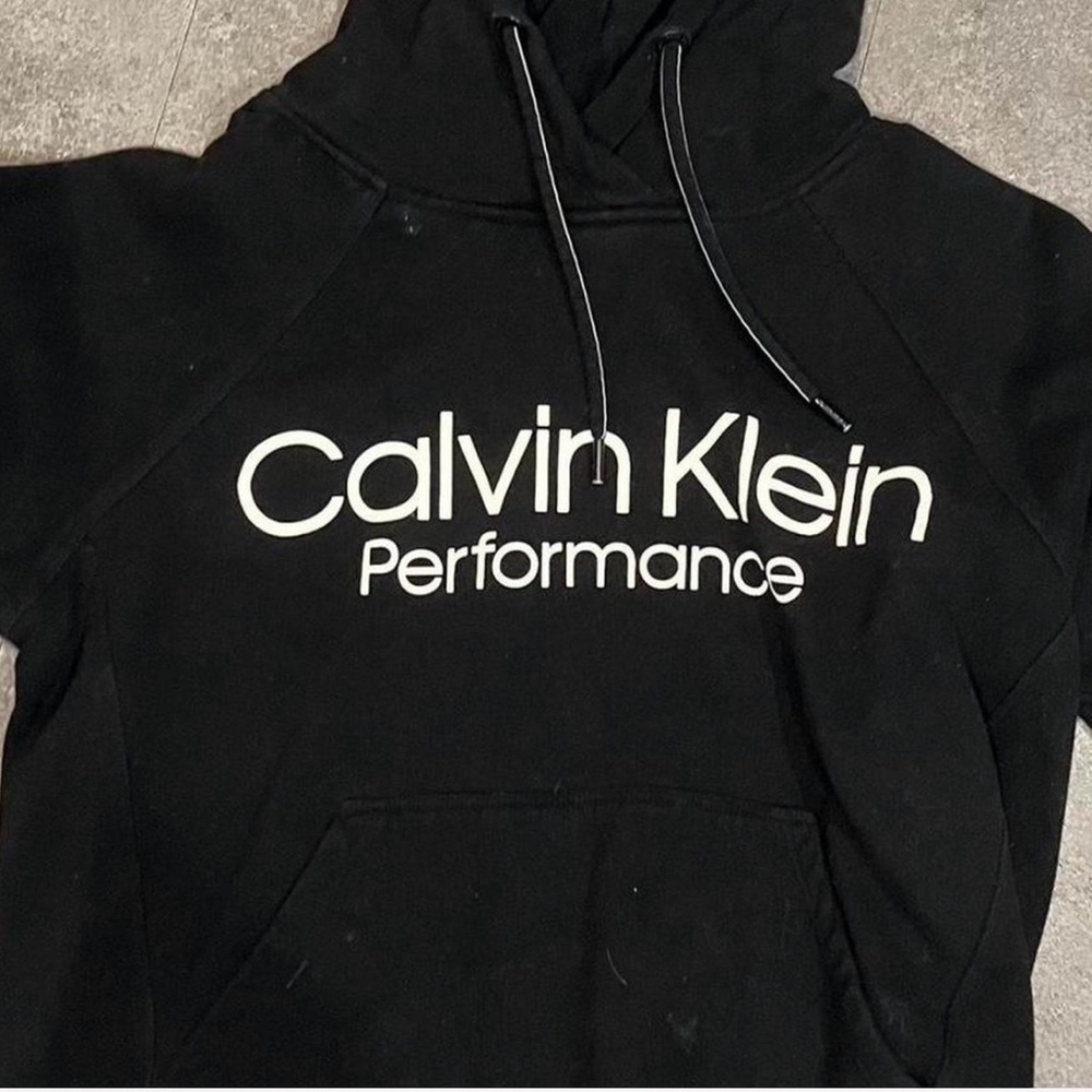 Calvin Klein Black Pullover with White Logo